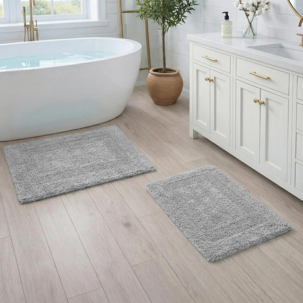 Reversible Bathmat Rug Set 