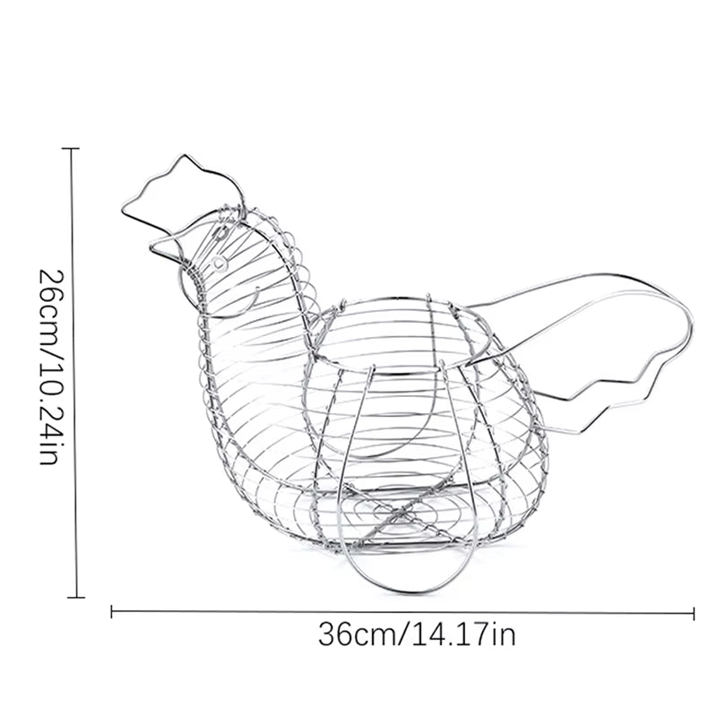 Egg Collection Wire Basket
