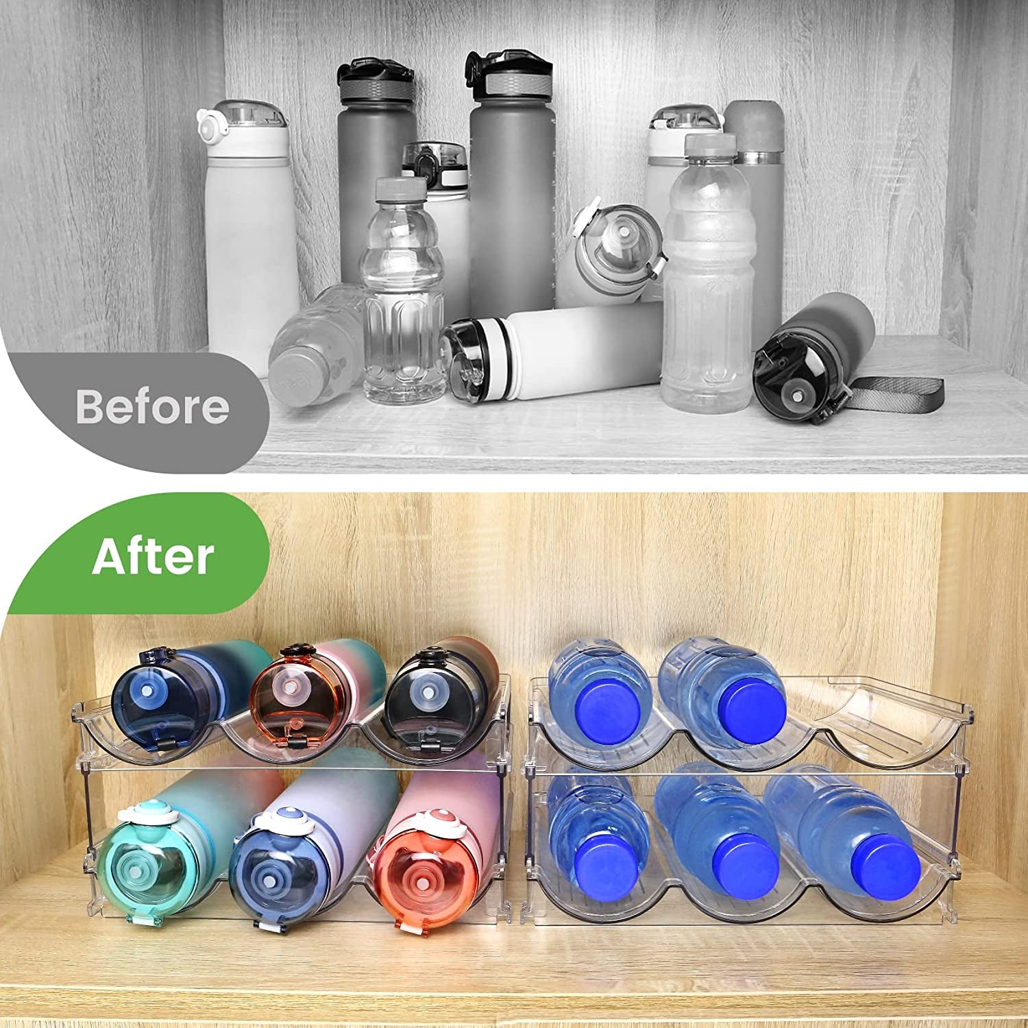 Water Bottle Organizer 
