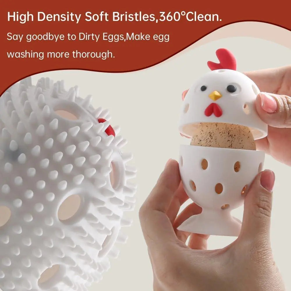 Silicone Egg Brush Cleaner
