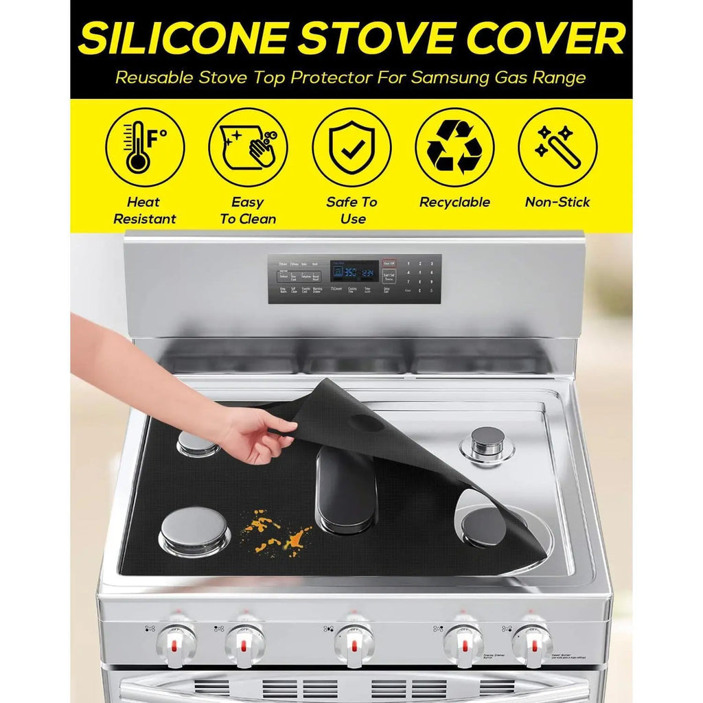 Gas Stove Silicone Burner Covers for Samsung Range