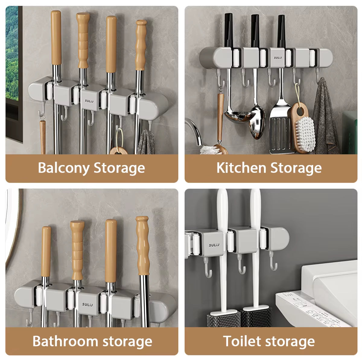 Broom Mop Holder