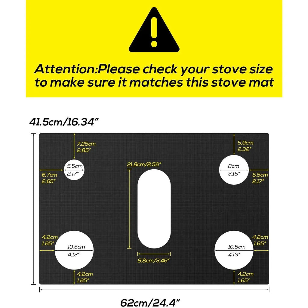 Gas Stove Silicone Burner Covers for Samsung Range