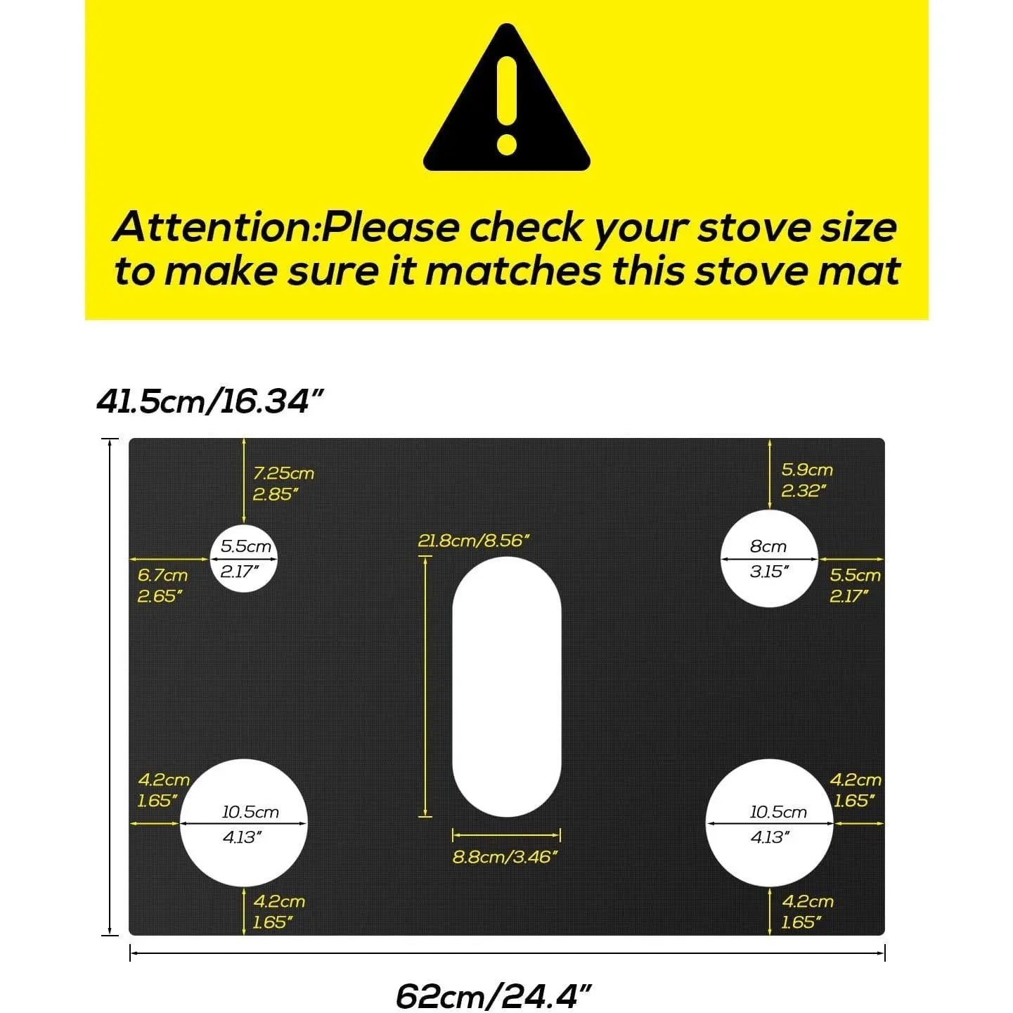 Gas Stove Silicone Burner Covers for Samsung Range