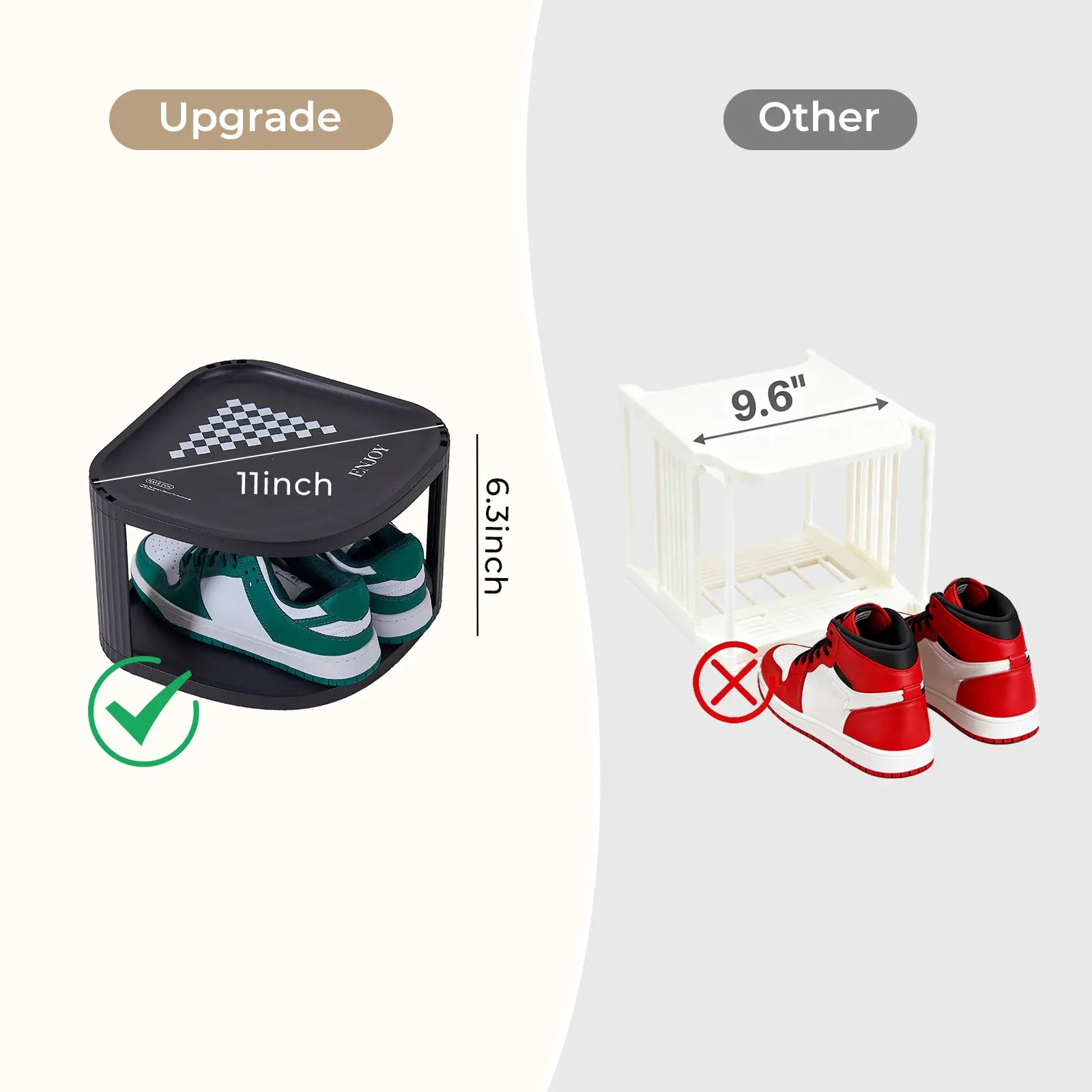 Corner Shoe Rack