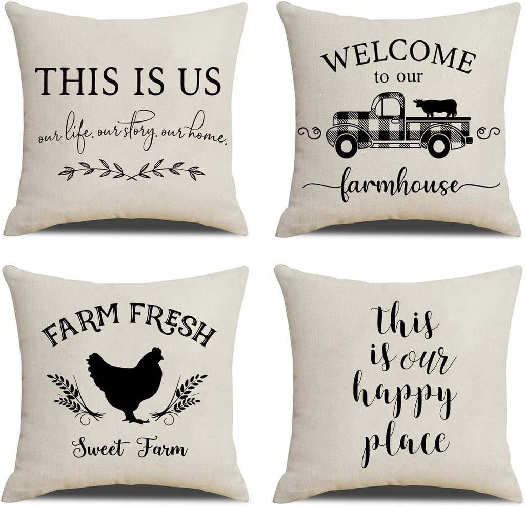 Farmhouse Pillow Covers