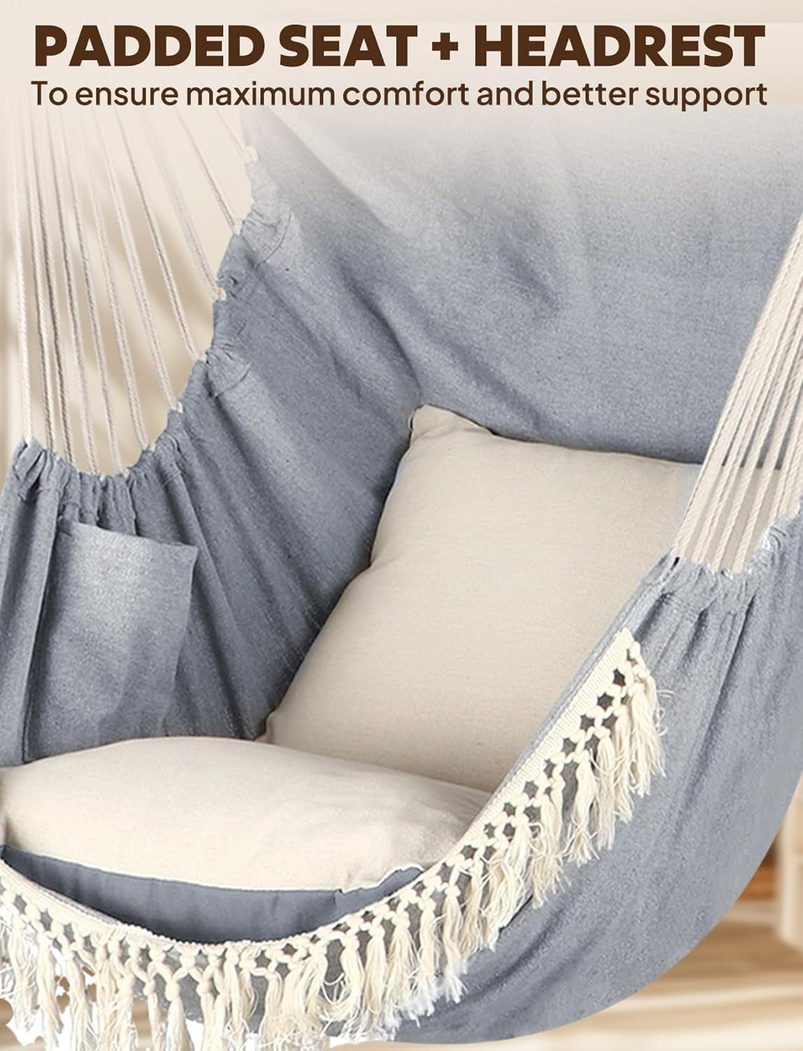 Hammock Chair Hanging Swing 