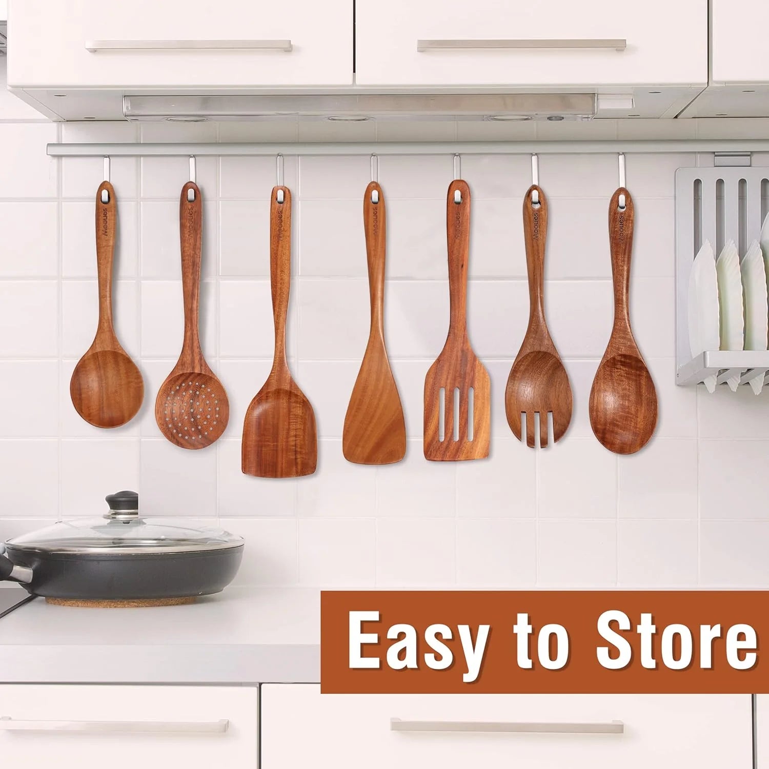Wooden Kitchen Utensil Set