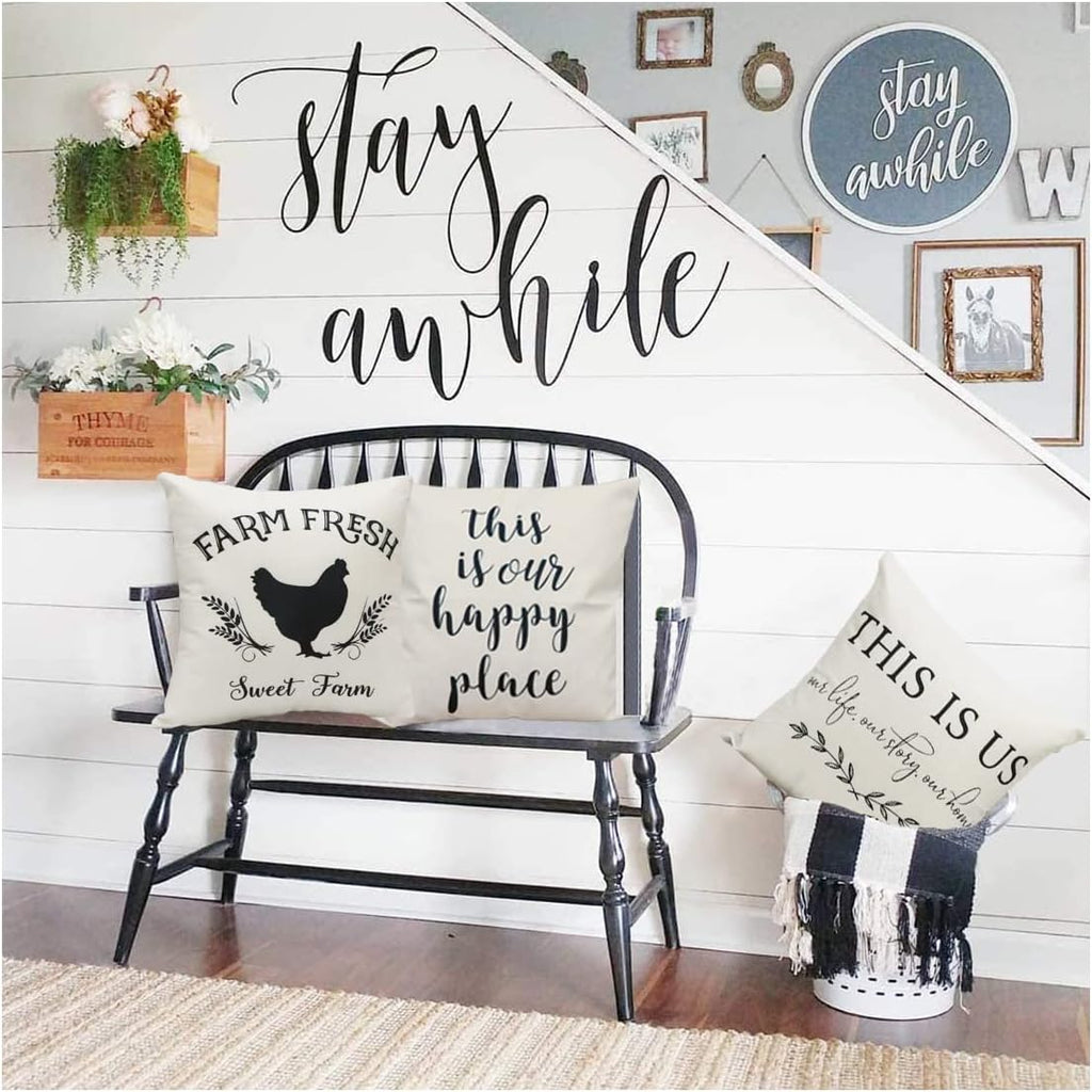 Farmhouse Pillow Covers