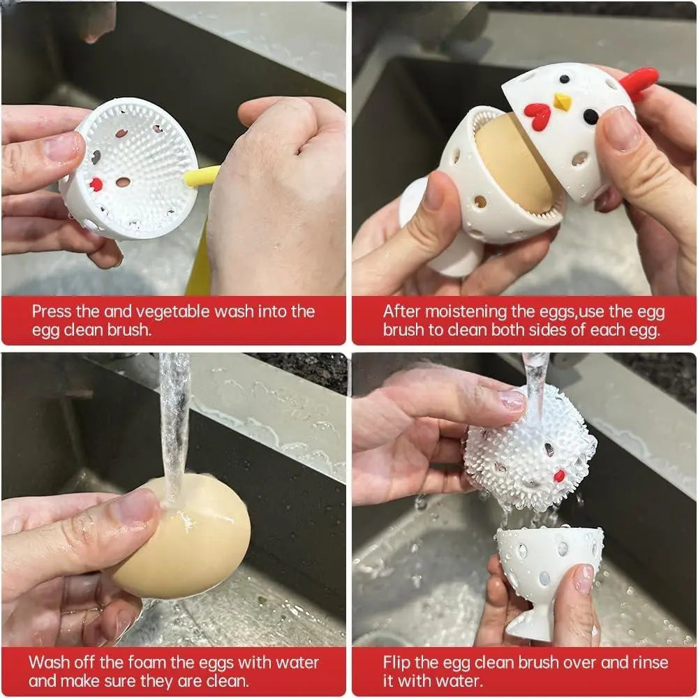 Silicone Egg Brush Cleaner