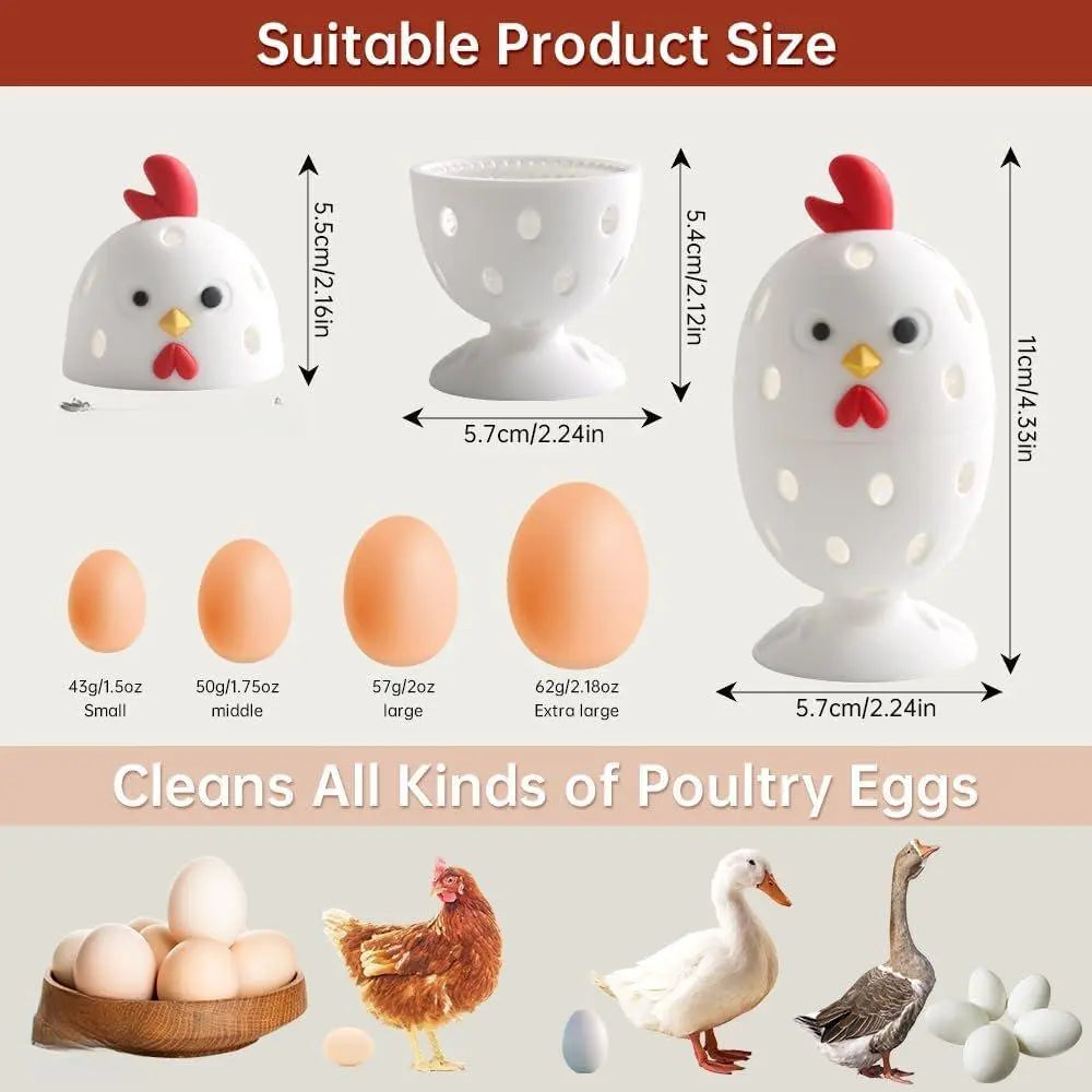 Silicone Egg Brush Cleaner