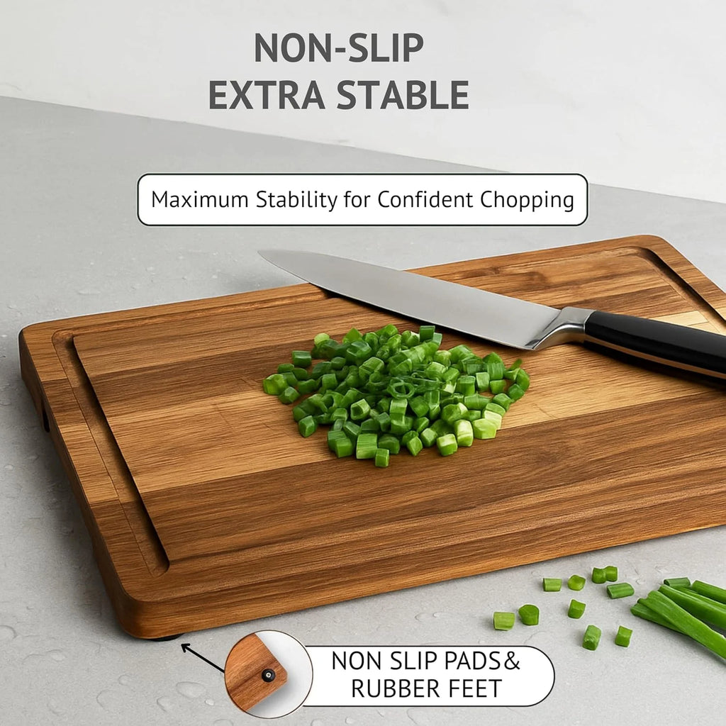 Acacia Wood Cutting Board Set of 3 