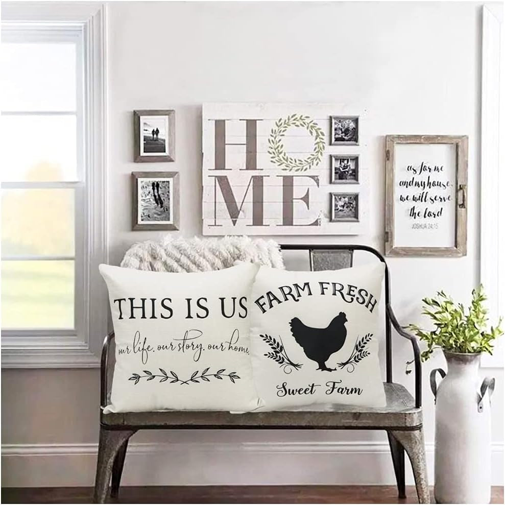 Farmhouse Pillow Covers