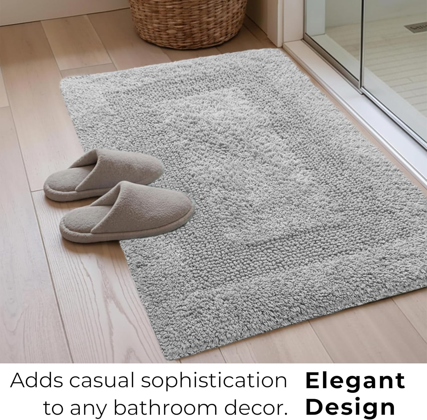 Reversible Bathmat Rug Set 