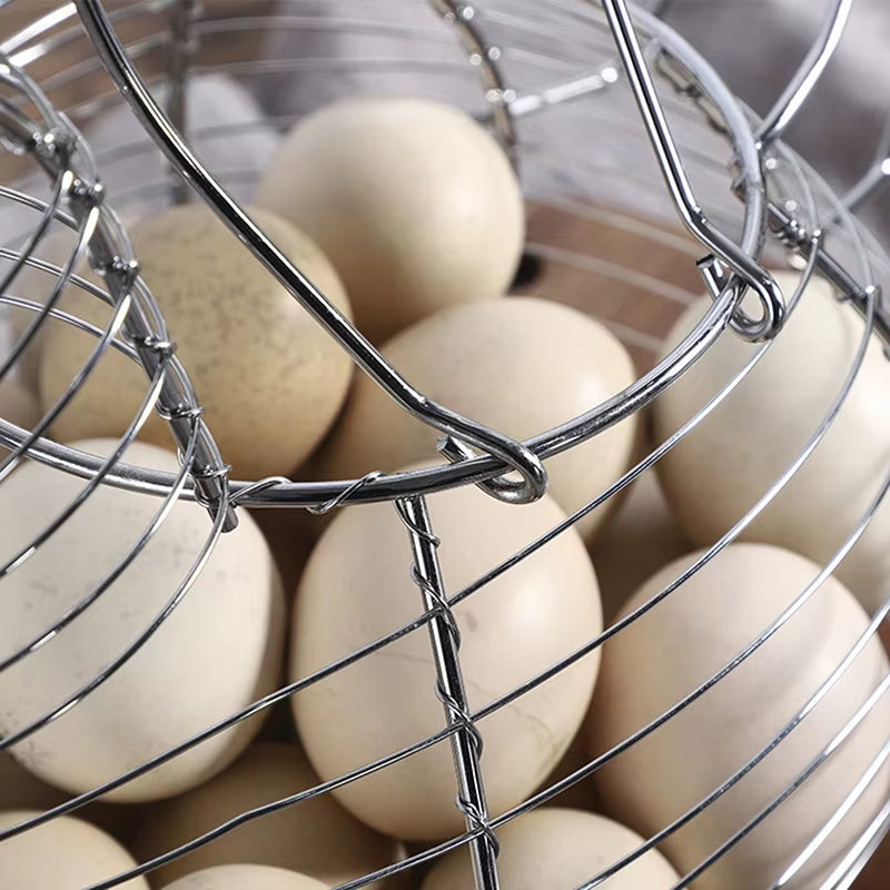 Egg Collection Wire Basket