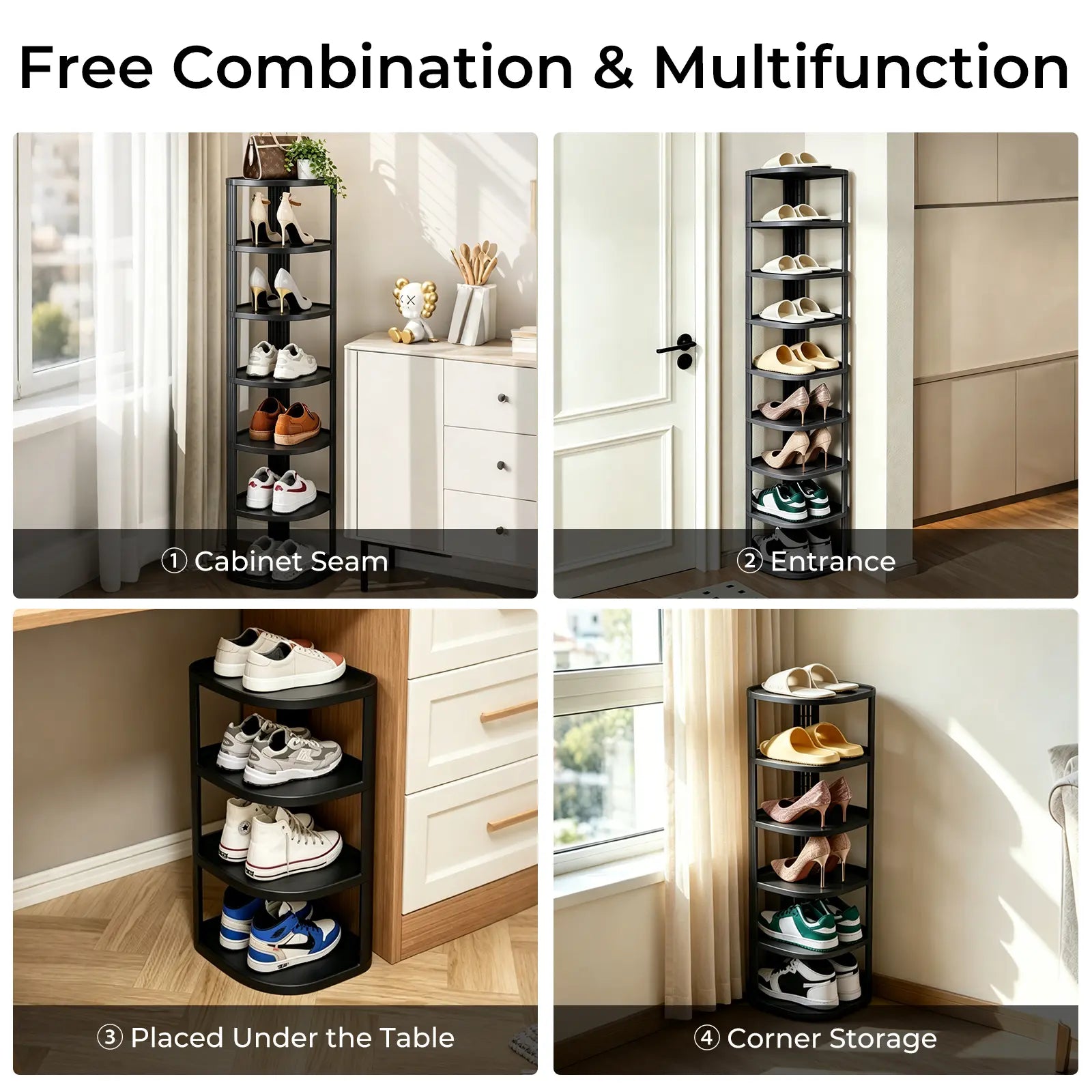 Corner Shoe Rack