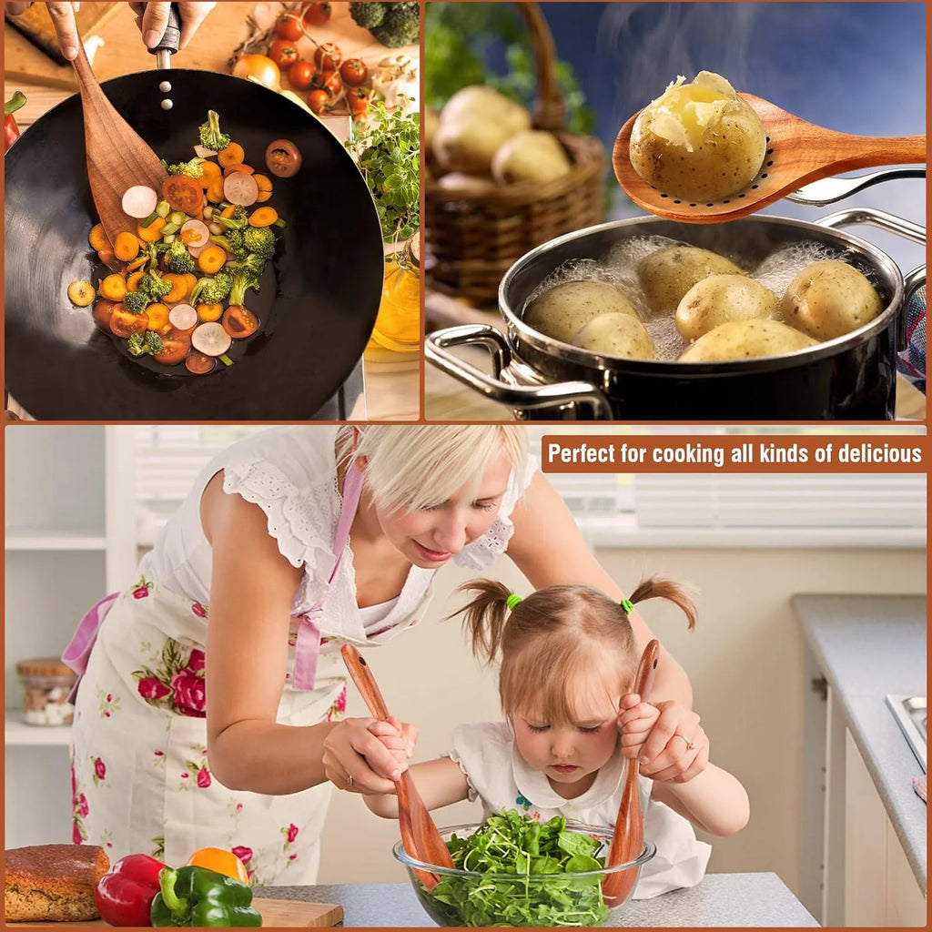 Wooden Kitchen Utensil Set