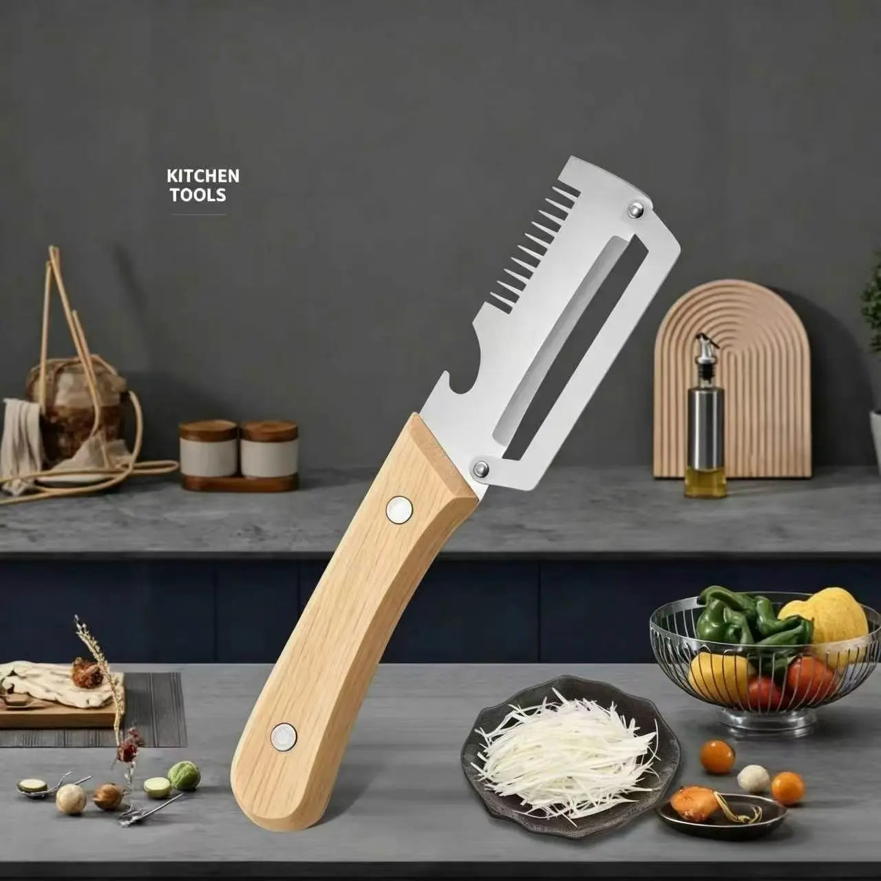 Multi-Functional Vegetable Peeler
