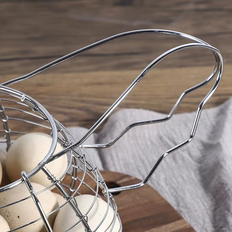 Egg Collection Wire Basket