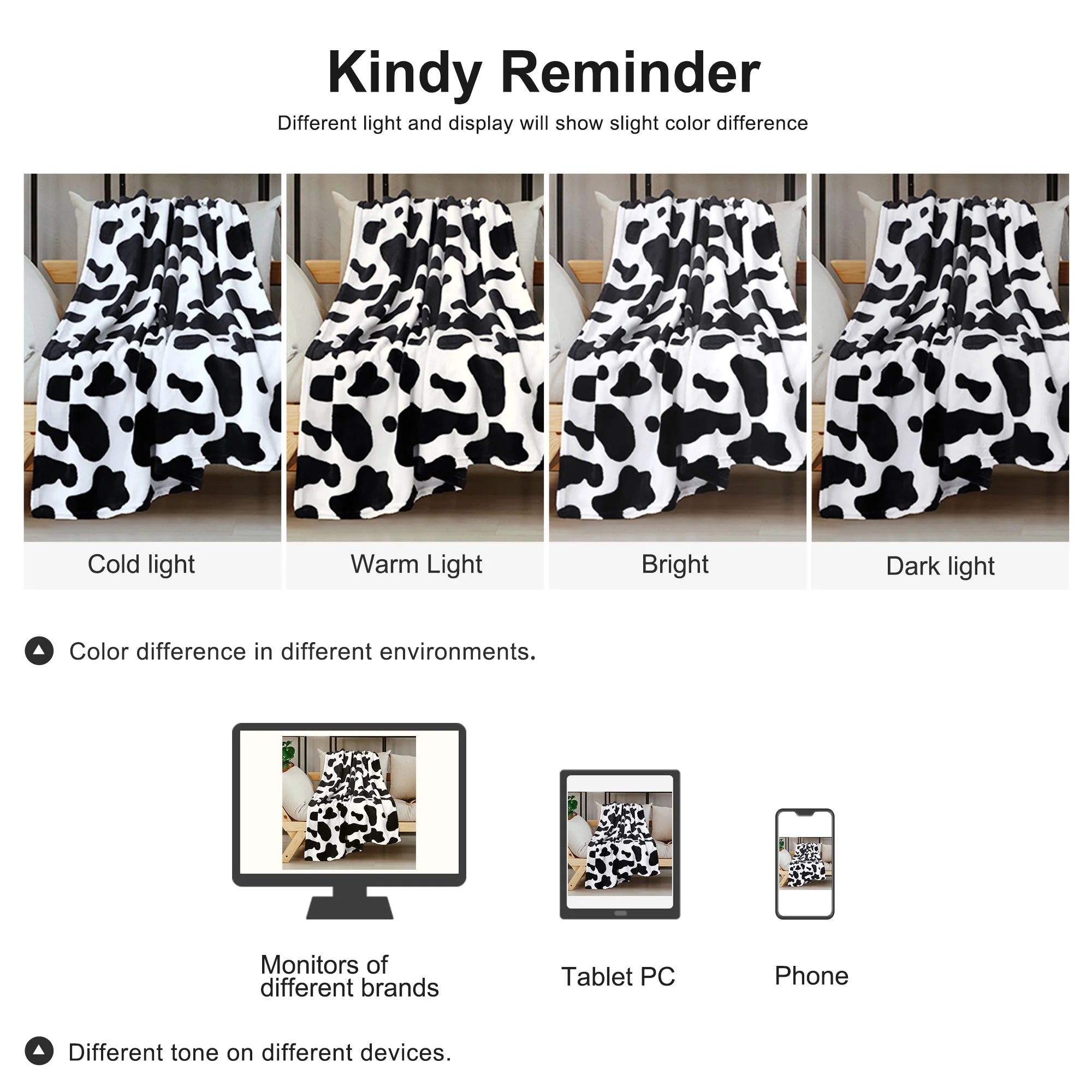 Cow Printed Blanket