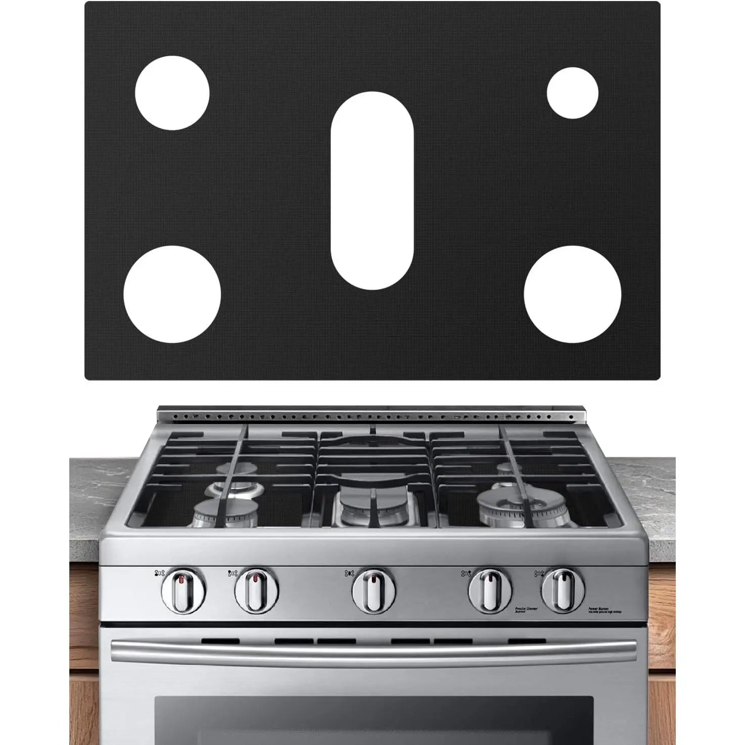 Gas Stove Silicone Burner Covers for Samsung Range