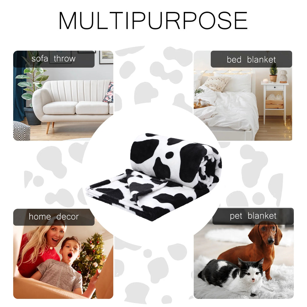 Cow Printed Blanket