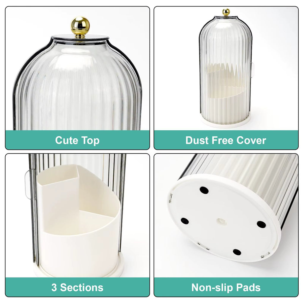 Toothbrush Holders with Sliding Lid