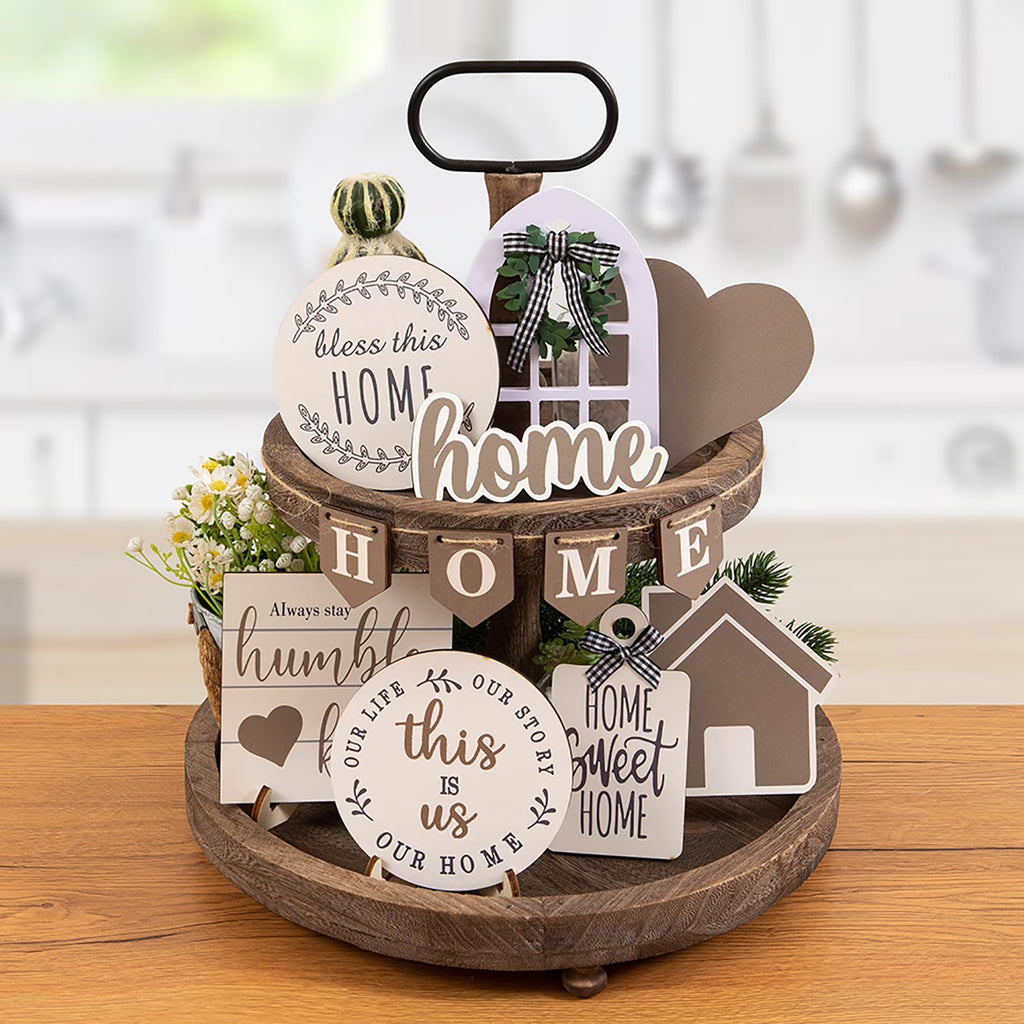 Farmhouse Tiered Tray