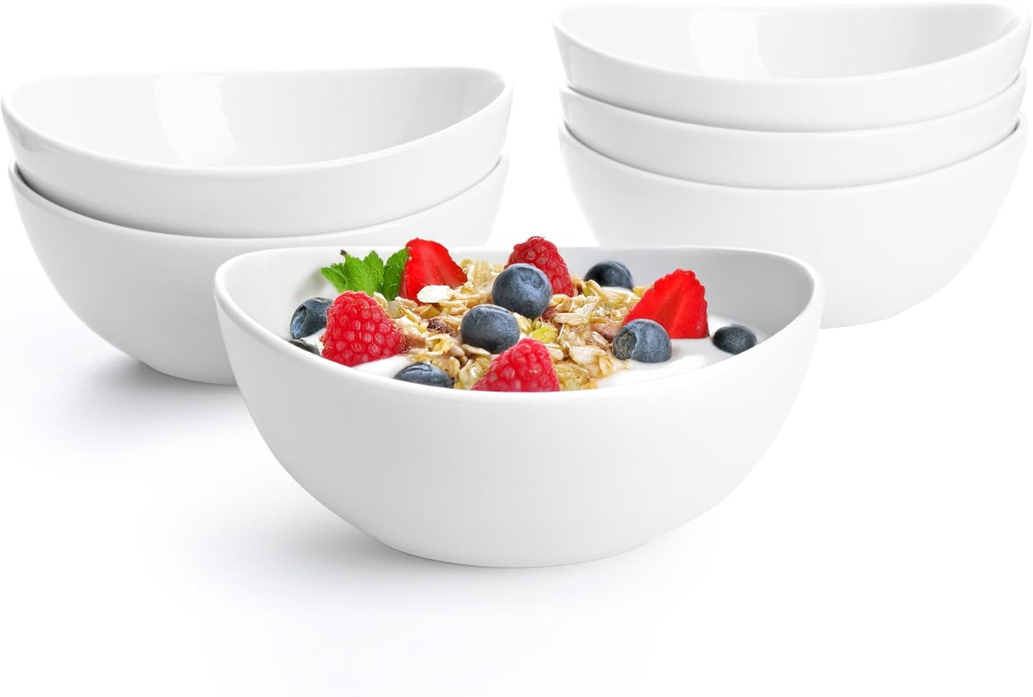 White Porcelain Bowls 